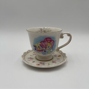 Disney Parks Exclusive Alice in Wonderland Coffee Cup Tea Mug & Saucer